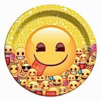 Emoji Partisi Karton Tabak