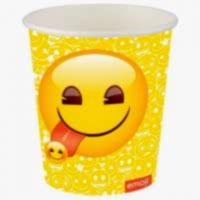 Emoji Partisi Karton Bardak