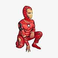 İron Man Kaslı Lisanslı Çocuk Kostüm
