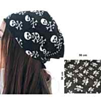 Korsan Bandana Kuru Kafa Desenli 