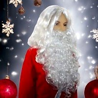 Noel Baba Sakalı Lüx 50 cm 