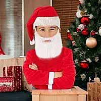 Noel Baba Şapka Sakal Set Çocuk