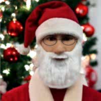 Noel Baba Şapka Sakal Set