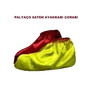 Palyaço Saten Ayakkabı Çorabı