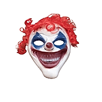 Joker Maskesi Saçlı