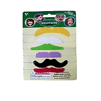 Renkli Takma Bıyık Set 6 Adet