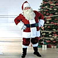 Noel Baba Kostümü Kadife Lüx