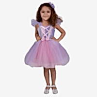 Rapunzel Kostümü Butik Kısa