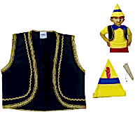 Pinokyo Yelek Burun Şapka Set