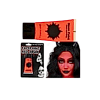 Halloween Yüz Boyama Kırmızı