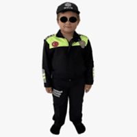 Trafik Polisi Kostümü Çocuk 