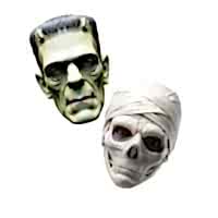 Halloween Karton Parti Maskesi 2'li