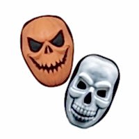 Halloween Karton Parti Maskesi 2'li