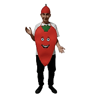Kırmızı Biber Kostümü Çocuk