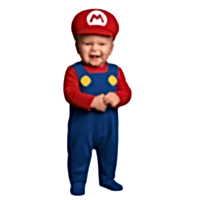 Süper Mario Kostümü Bebek