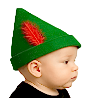 Peter Pan Şapkası Bebek