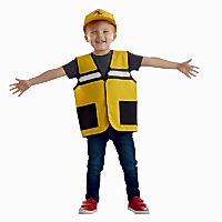 Tamirci Yelek Şapka Set Çocuk