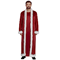 Osmanlı Padişah Sultan Kaftanı Kırmızı Yetişkin