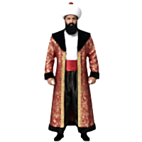 Kanuni Sultan Süleyman Padişah Kostümü Yetişkin