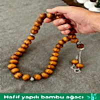 Nasreddin Hoca Tesbihi Orta Boy Ahşap Tesbih
