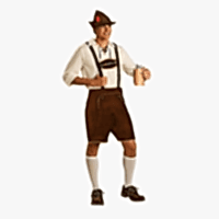 Oktoberfest Alman Erkek Kostümü