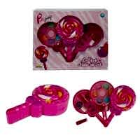 Lolipop Şekilli 2 Katlı Makyaj Güzellik Seti