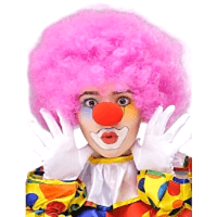 Palyaço Peruğu Pembe Renk