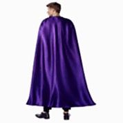 Halloween Parti Pelerini Mor Saten 140 cm