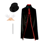 Sihirbaz Pelerin Set Çocuk