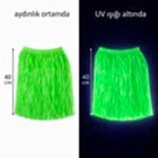 Hawaii Parti Eteği Neonlu Yeşil 40 cm