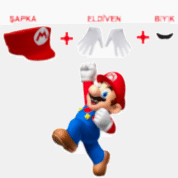 Süper Mario Şapka Set Yetişkin