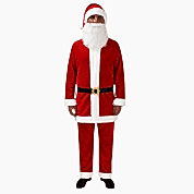 Noel Baba Kostümü Polar Kürklü