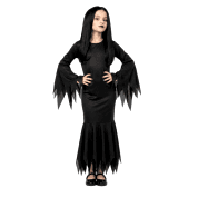 Morticia Addams Kostümü Çocuk