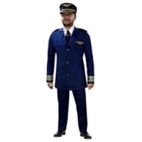 Pilot Kostümü Yetişkin Erkek