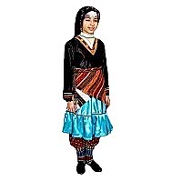 Hazar Yöresel Kıyafeti / Kostümü Kız Çocuk 