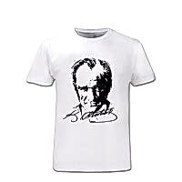 Atatürk Baskılı Beyaz Tişört Çocuk